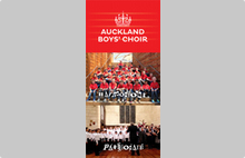 Auckland Boys' Choir generic flyer
